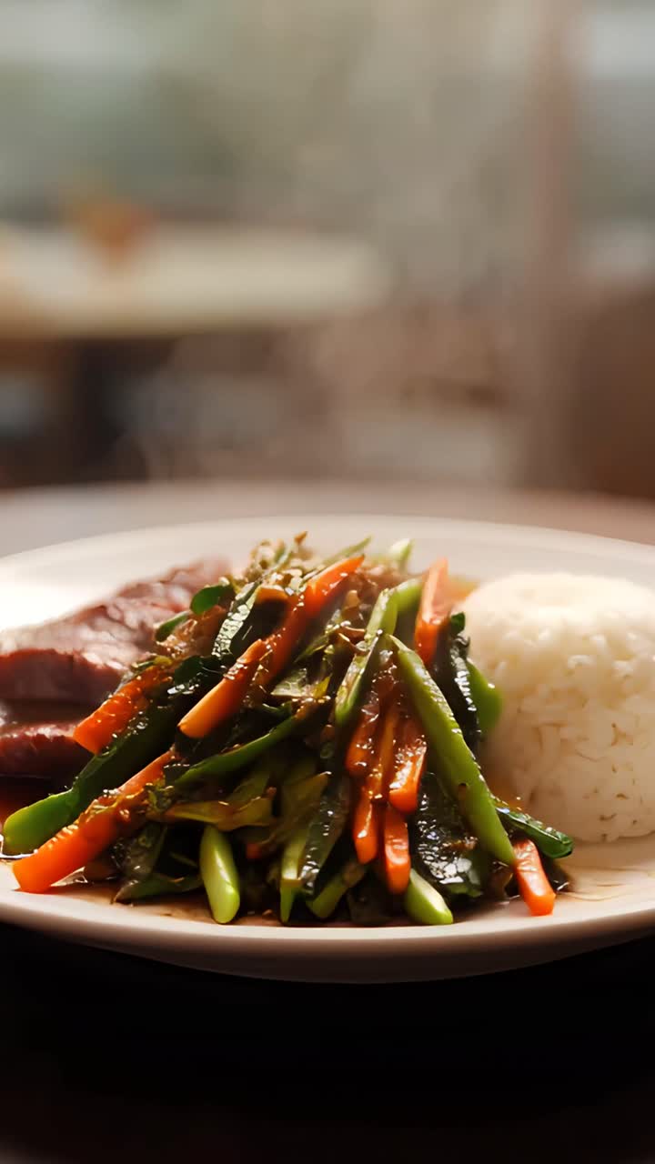 Comida china 4K