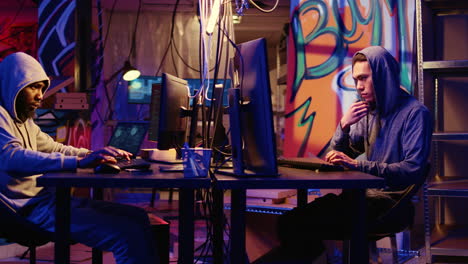 Scammers focused on writing hacking code