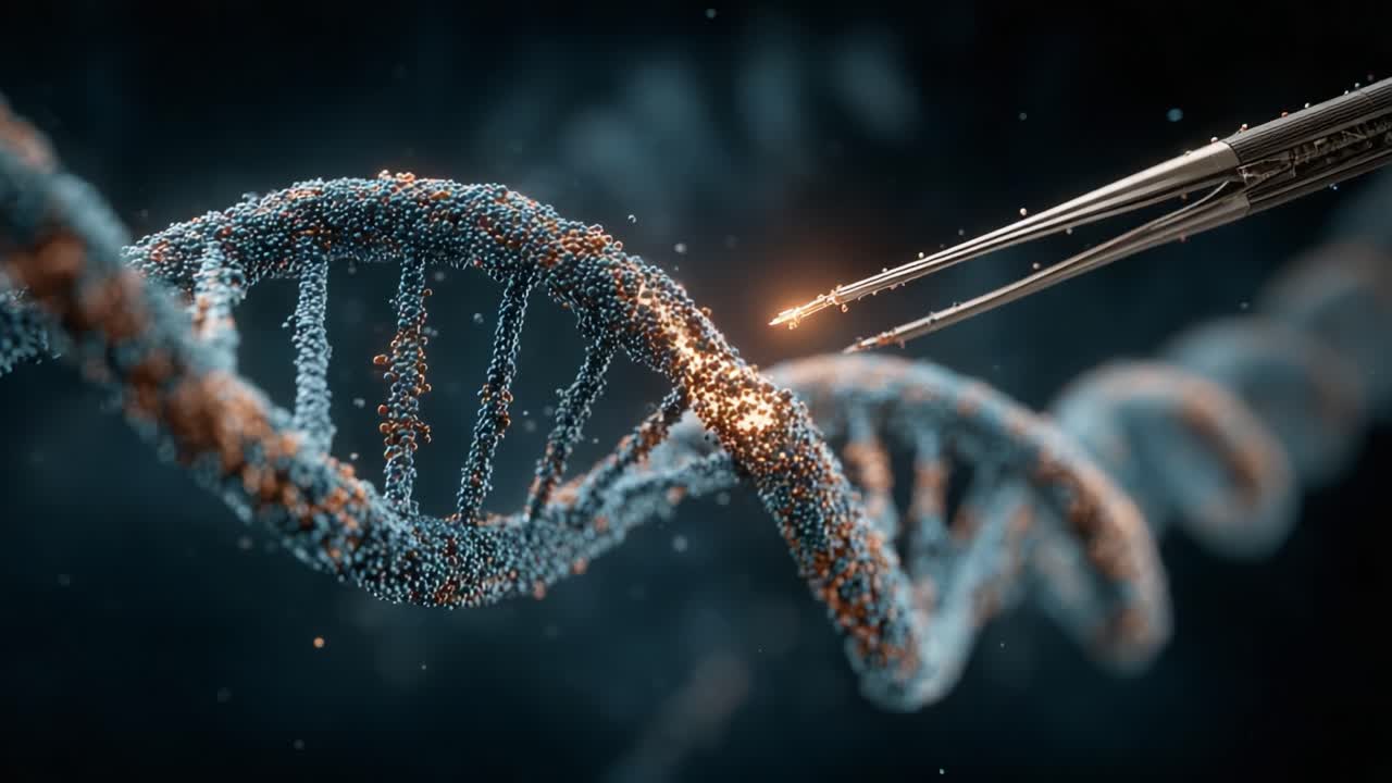 Exploring the Intricacies of DNA Manipulation: A Visual Journey into Genetic Engineering with Precision Tools Capturing Cellular Structures