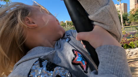 girl in the playground