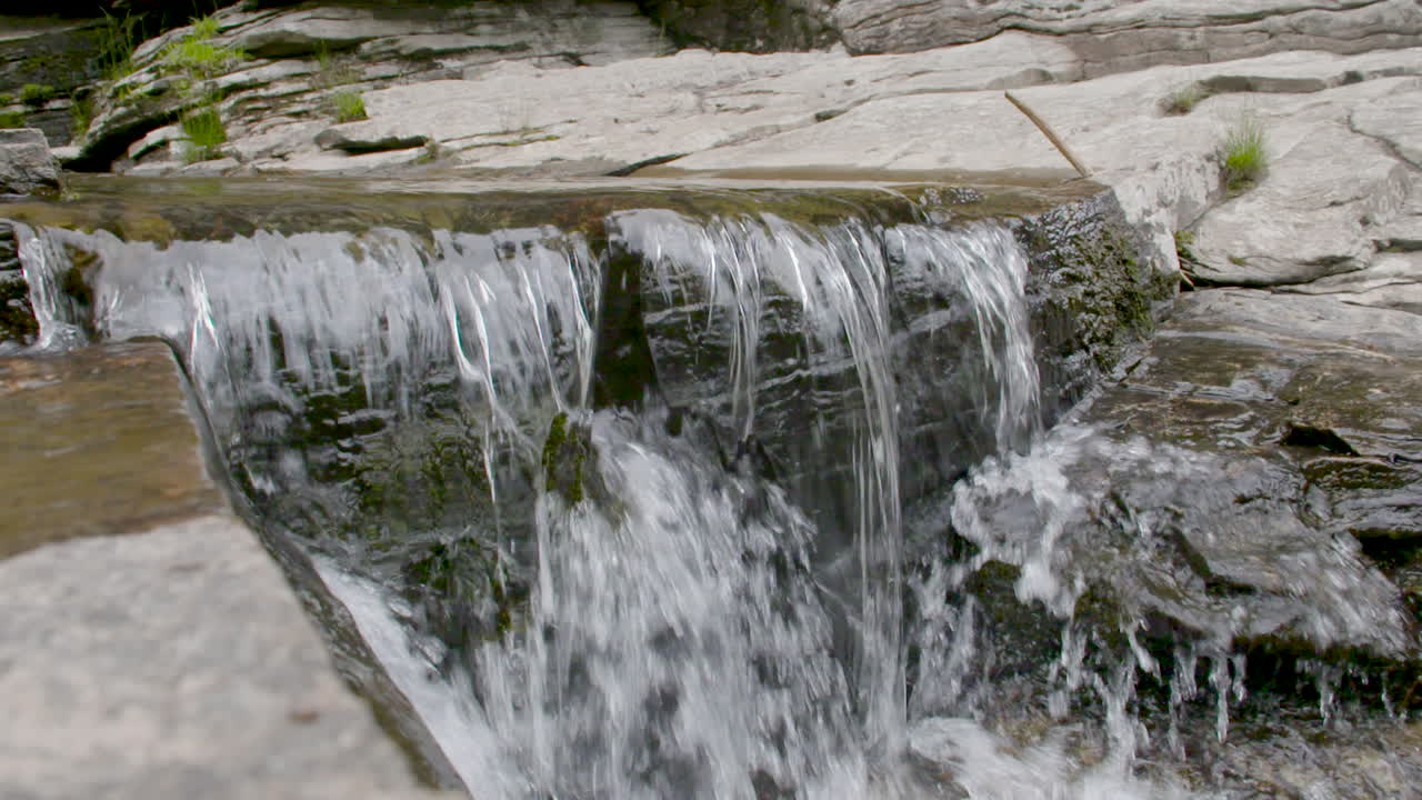 waterfall in mountain stream NC