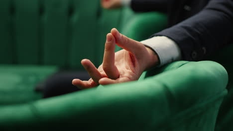 vertical video professional leader embraces self care with sound therapy to maintain balance