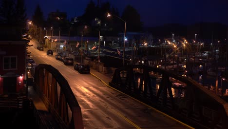 Centro-De-Ketchikan-Alaska-Por-La-Noche