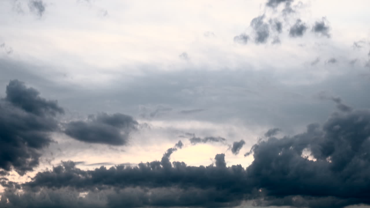 Beautiful evocative timelapse of moving clouds