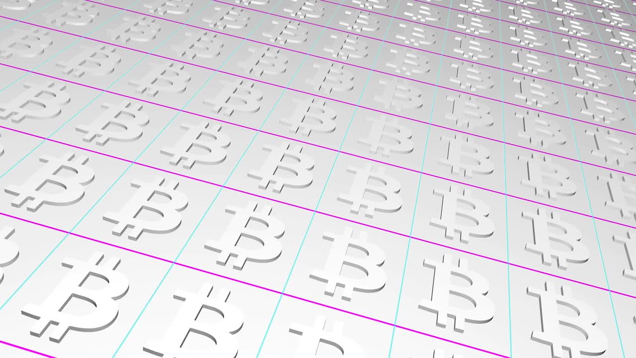 el fondo abstracto de bitcoin. un bucle sin fisuras.