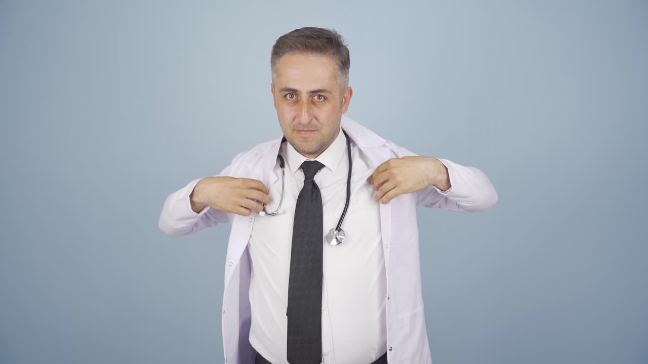 Doctor and doctor's coat.