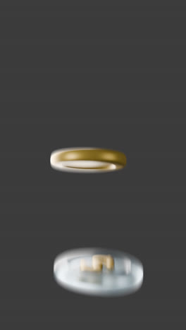 Floating Dollar Coin Illustration