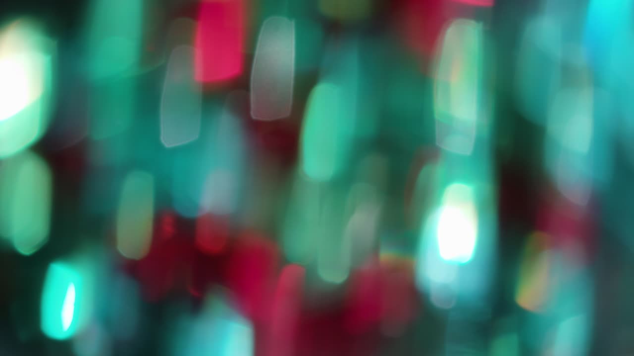 la rotación de los círculos bokeh en el sentido de las agujas del reloj