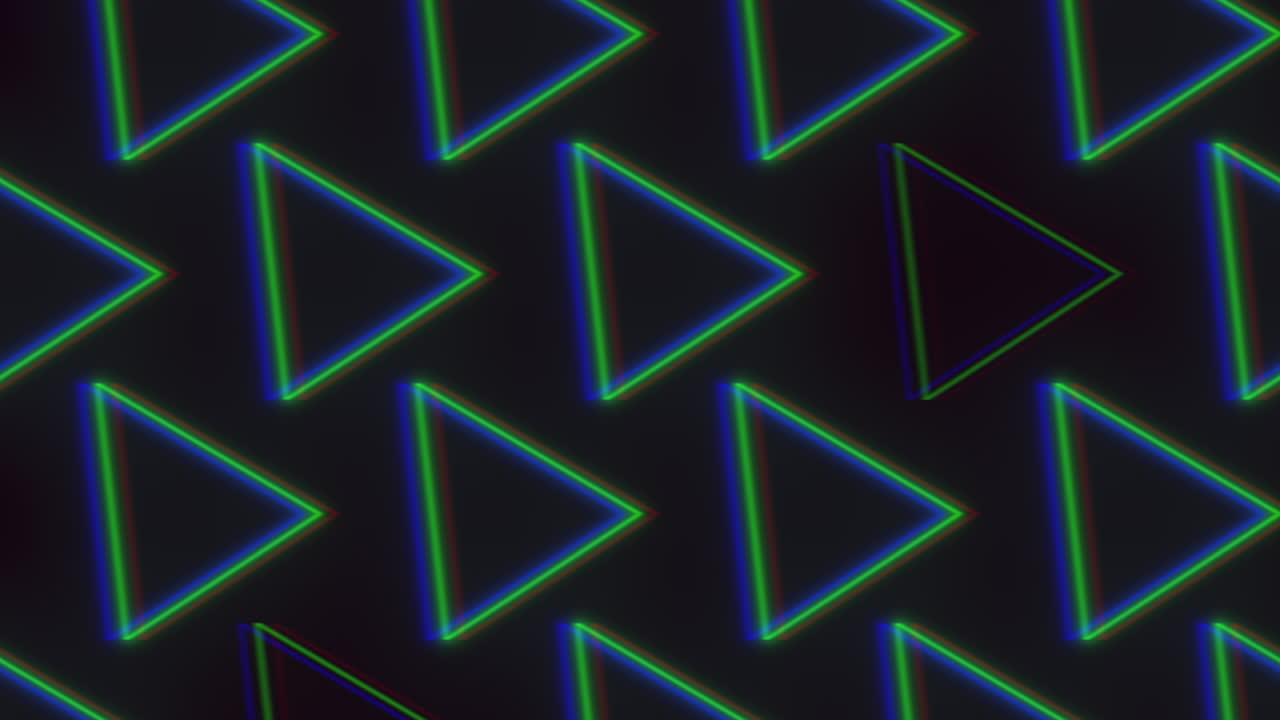 patrón dinámico de triángulo azul y verde un diseño moderno y visualmente llamativo