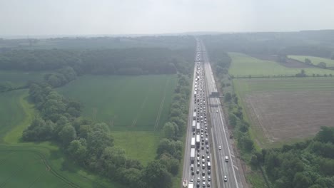 cierre de carretera en la autopista m4 pt 2