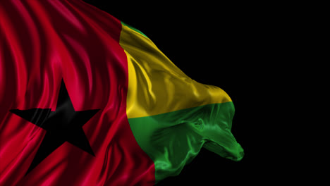 waving flag of guinea-bissau