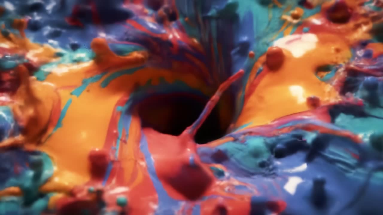 Colorful Paint Vortex