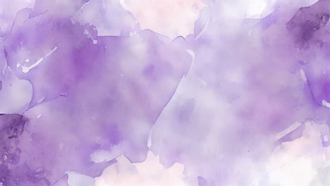 abstract purple watercolor background with animation