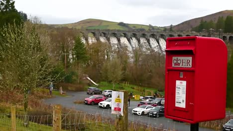 victorian er post box, wales, united kingdom