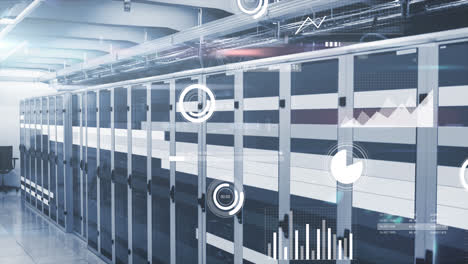 Animación-Del-Procesamiento-De-Datos-Y-Estelas-De-Luz-Contra-La-Sala-De-Servidores-Informáticos