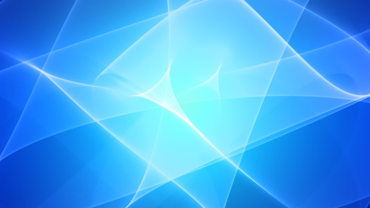 Sfondo blu astratto con linee luminose e fluide