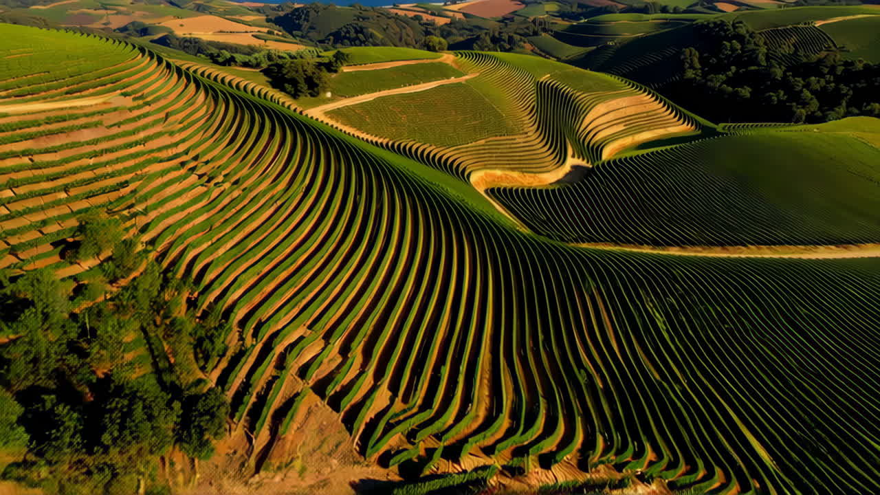 Vigneti terrazzati con vista mare