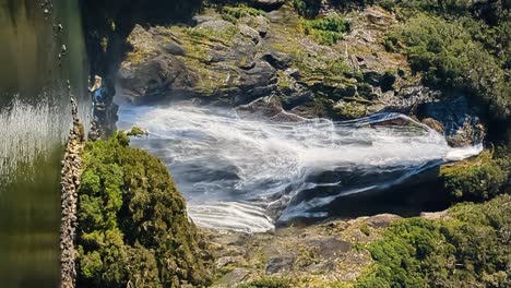 lady bowen falls in milford sound