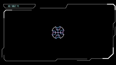 hud futuristische elemente zielmonitor benutzeroberfläche bildschirmpanel