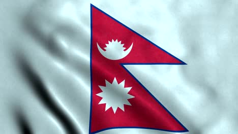 4k seamless loopable flag of nepal