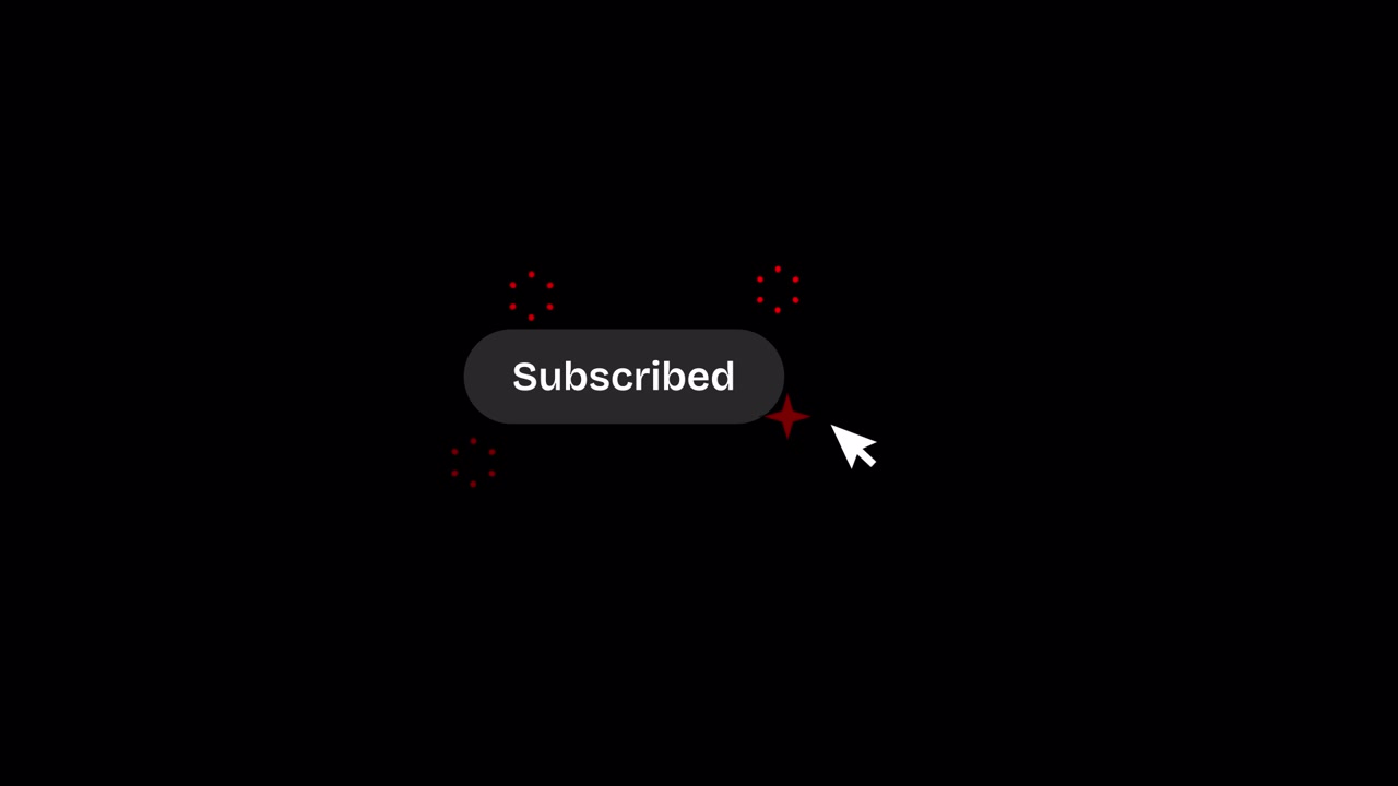 Neo Brutalism Capsule Subscribe Button With Outline Bell