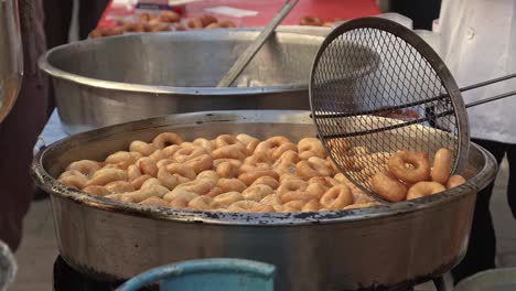 these sweet fried morsels are a traditional street dessert in turkey