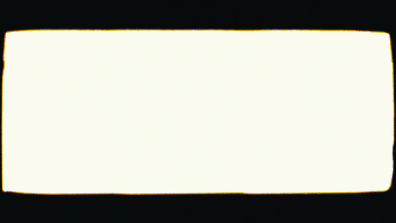 Blank White Film Frame