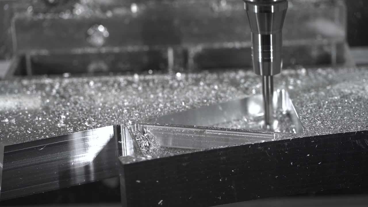 금속 가공 cnc 밀링 머신.