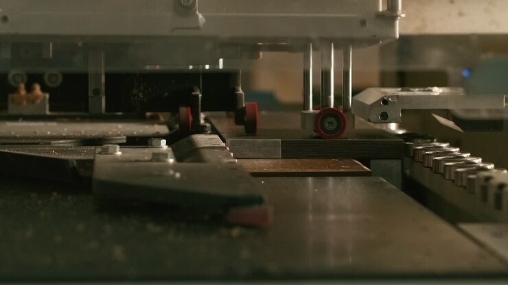 Automated Wood Panel Processing Machine
