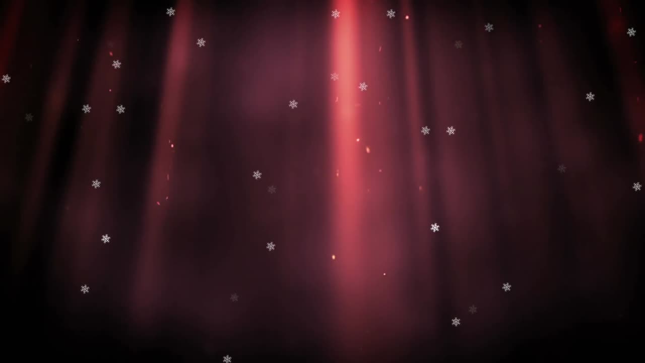 Animazione di un paesaggio invernale.