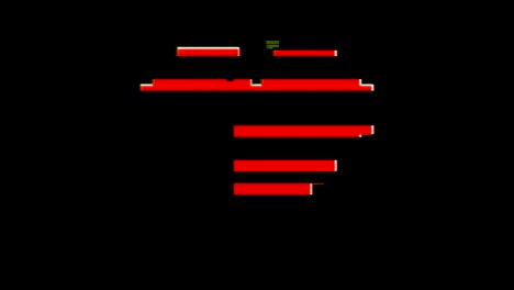 pixel heart digital glitch animation