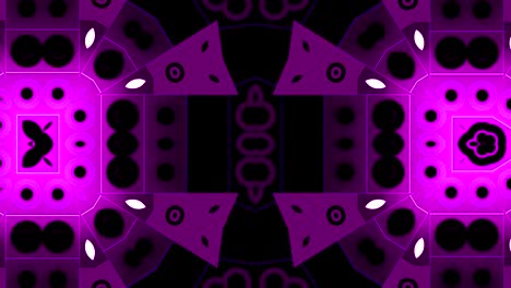 Kaleidoskop-Lichter-Kreise-Vj-Loop-Bewegung-Hintergrund