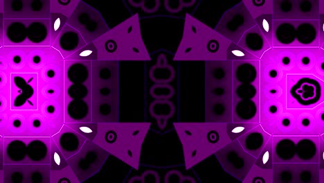 caleidoscopio luces círculos vj loop movimiento fondo