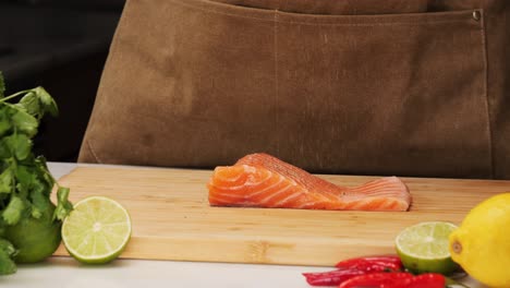 filete de salmón con especias