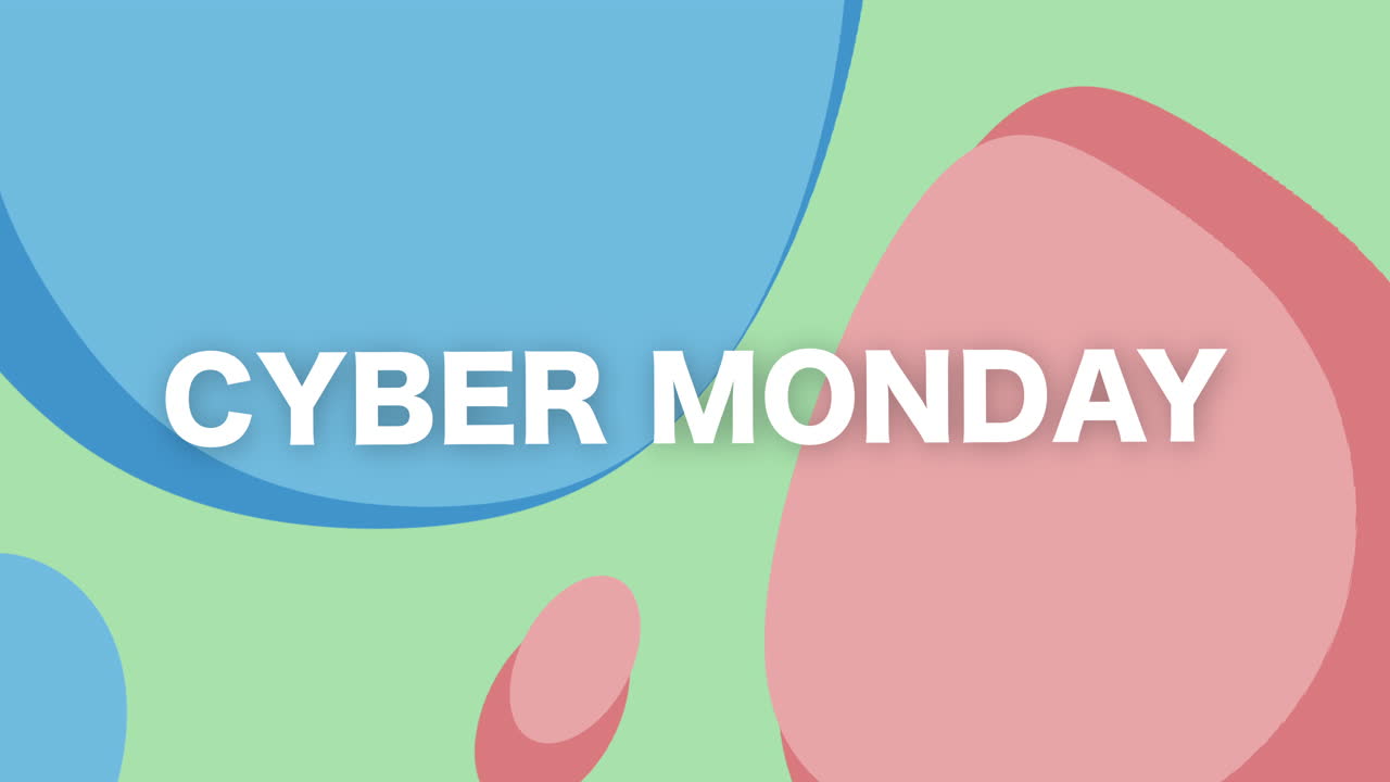Discover exciting deals this Cyber Monday with vibrant graphics and motion promotions that grab attention!