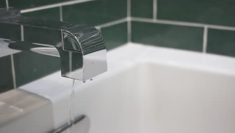 Slight-above-angle-of-a-newly-installed-luxury-faucet