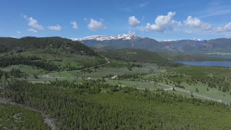 summer at colorado mountains