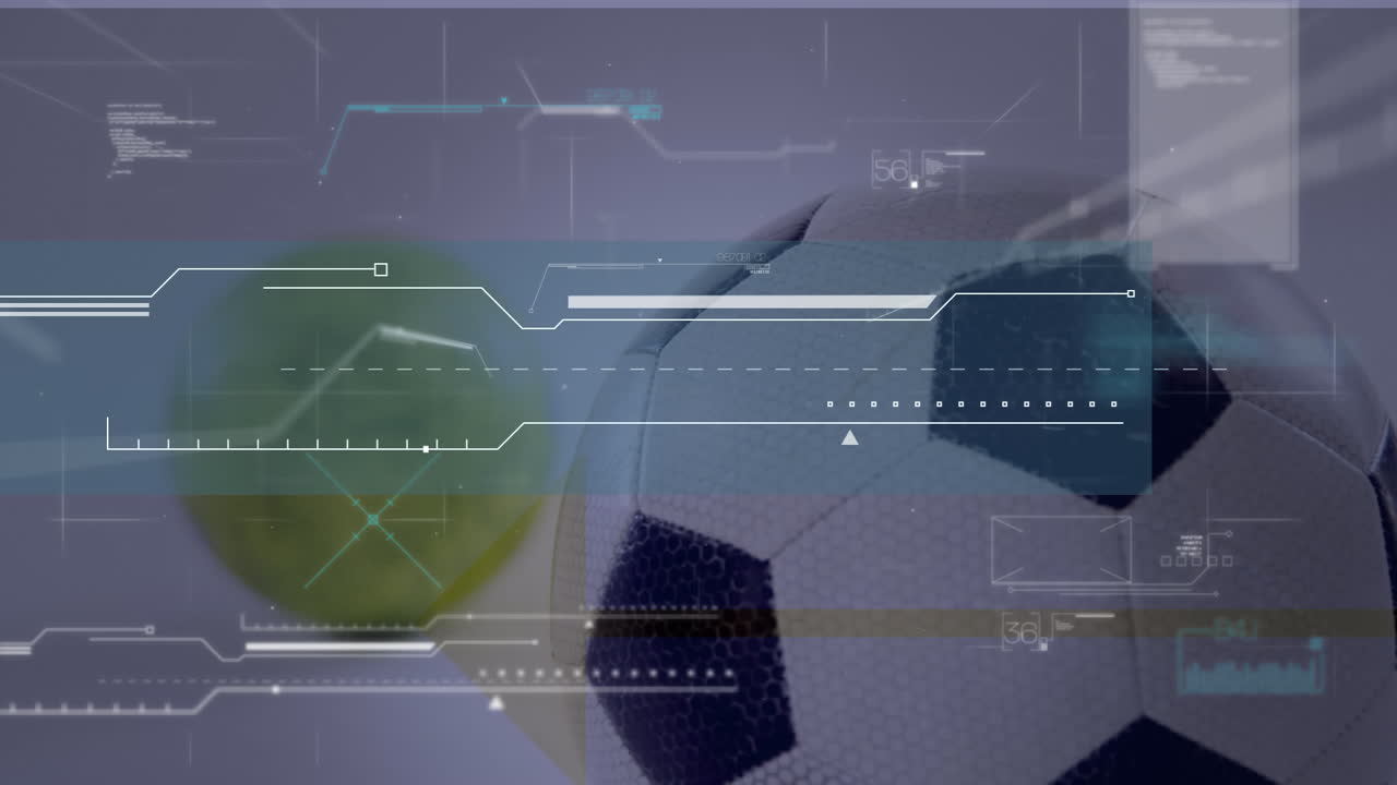 animación del procesamiento de datos sobre el fútbol