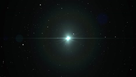 luz de la estrella más brillante del universo