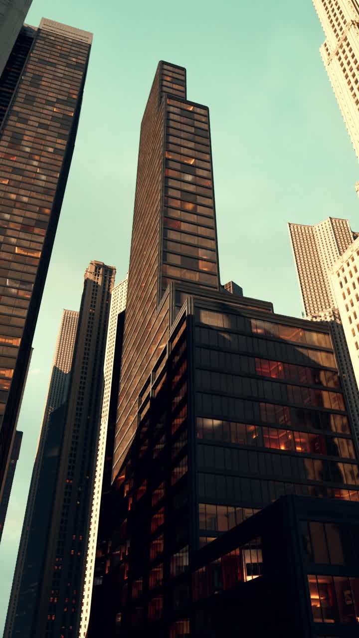 rascacielos modernos en una ciudad