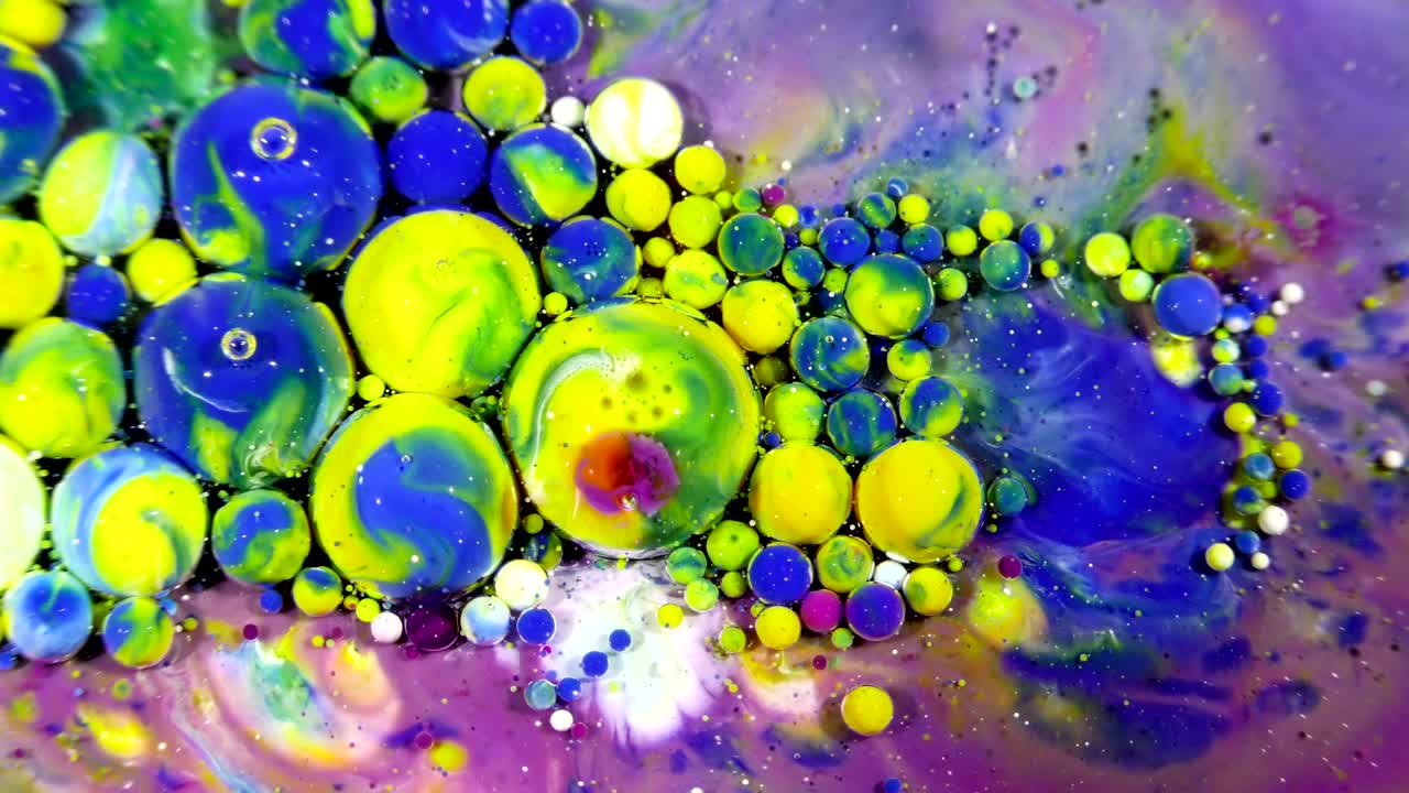 pintura de tinta de arte explotan difusión en la esfera