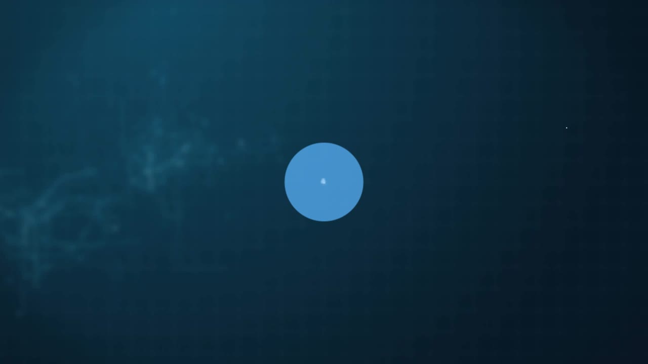 Blue pulsing token driving glowing circuit key appearing tokens moving linking forming user links