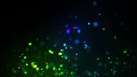 aparecen chispas azules y verdes