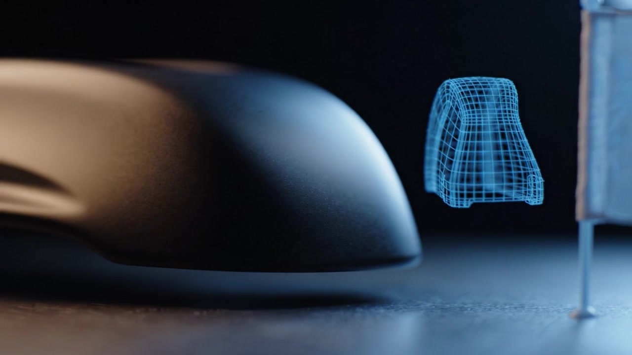 Exploring the Intersection of Technology and Design: A Hyper-Realistic 3D Model of a Device Set Against a Minimalist Background