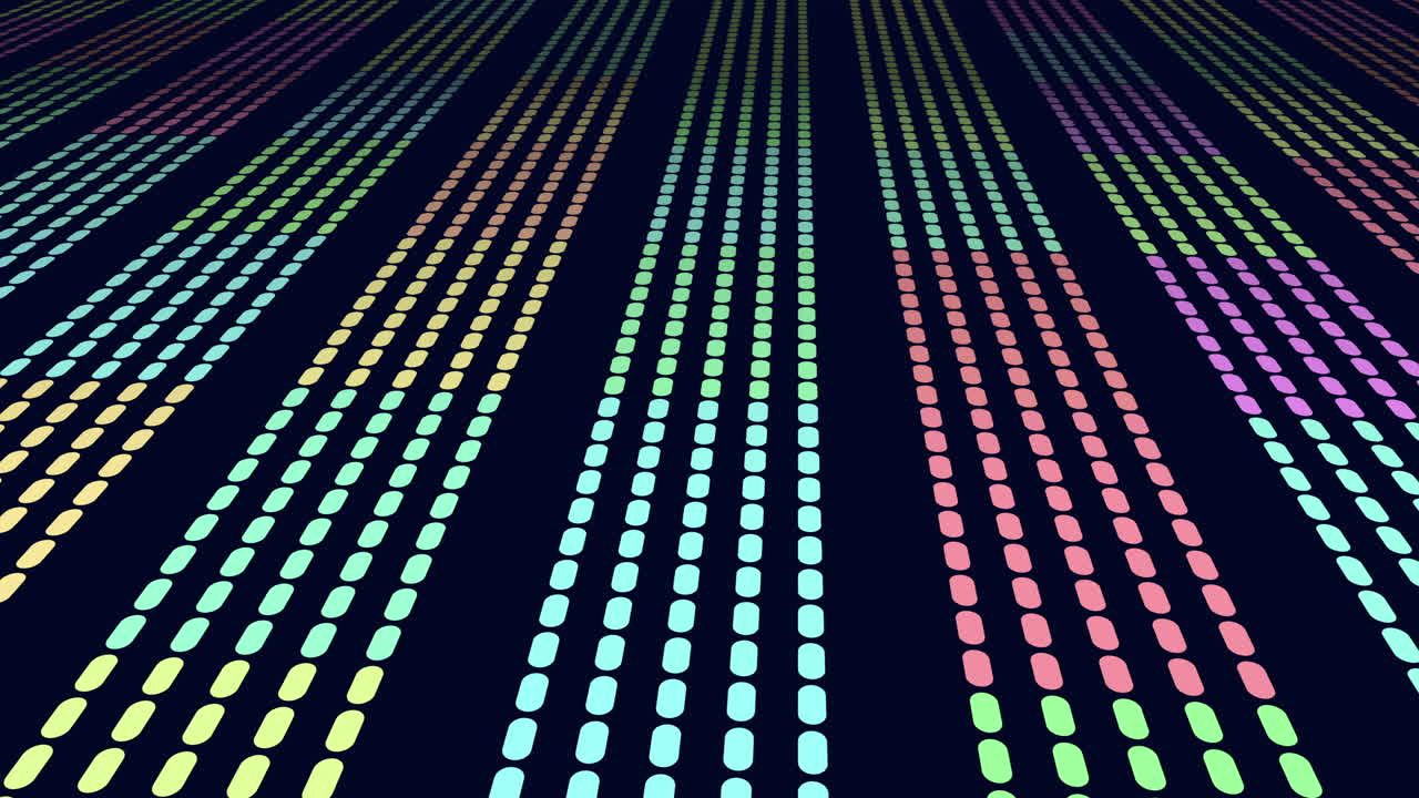 A vibrant grid created from colored dots, possibly serving as an appealing backdrop for digital platforms, showcasing a visually striking and modern design