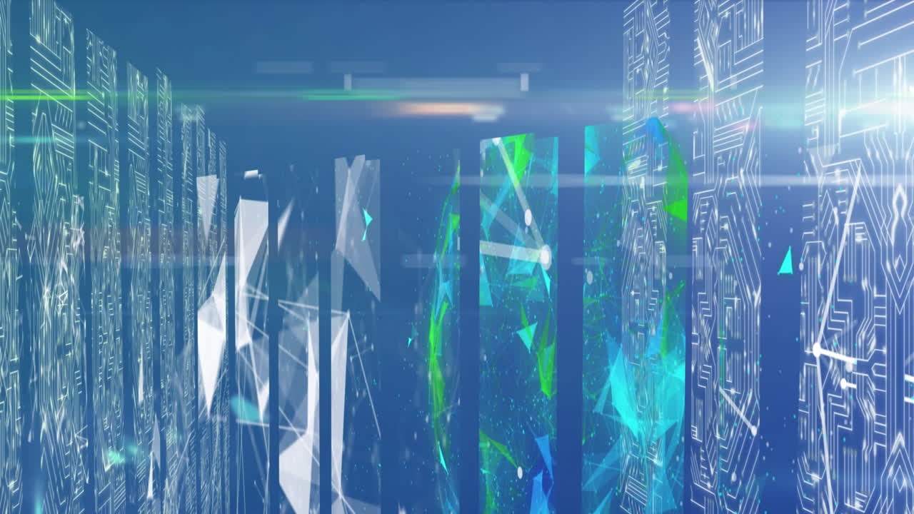 회로 연결의 스크린에 대한 연결의 회전 네트워크