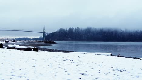 view of suspension bridge and sea