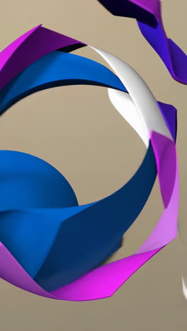 formas geométricas abstractas con colores en negrita