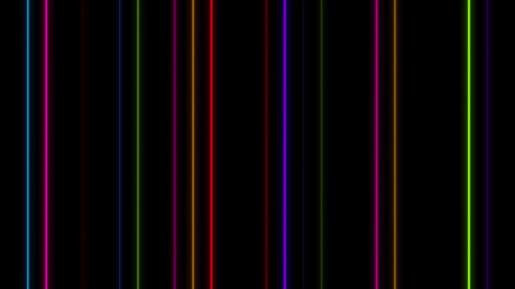 Farverige neonlaserlinjer abstrakt bevægelsesbaggrund