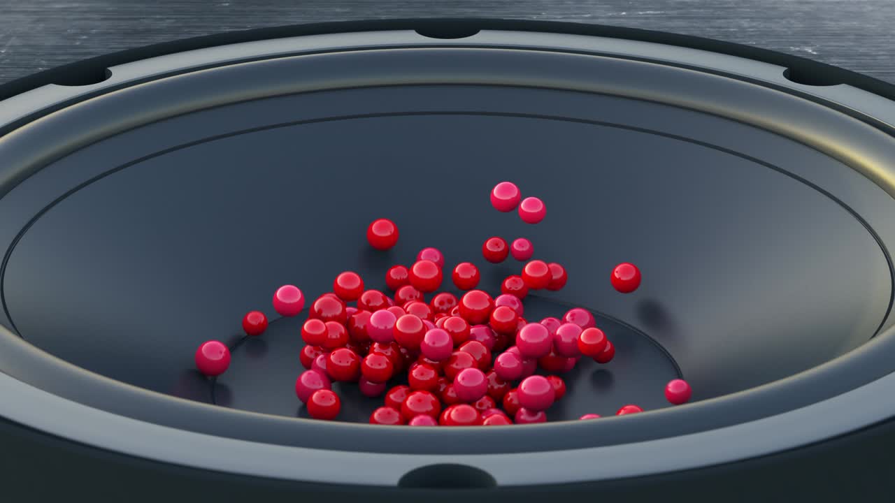 움직이는 서브우퍼에서 반이는 공을 점프